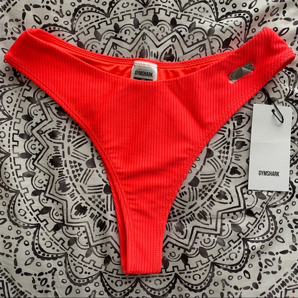 Gymshark Essence Bikini Bottom Coral XS